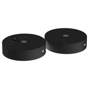 Tracon LINCCB Mennyezeti takaró elem LIN irodai világítótestekhez, fekete, 120mm, 2pcs
