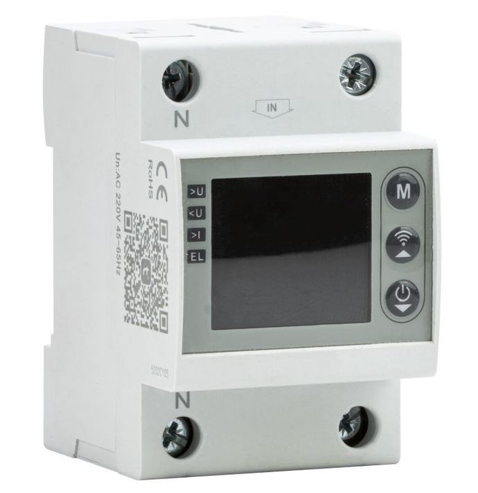 Tracon NARM2P80 Aut. visszakapcsoló multifunkciós relé, AC230V,2P,Imax:80A, Wifi