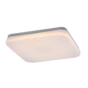 Rábalux 77181 Lowar,kültéri modern mennyezeti  18W D28,5cm,négyzet kültéri lámpa IP44 fehér műanyag