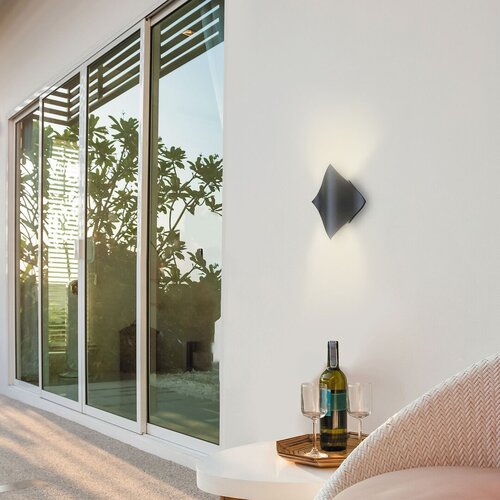 Rábalux 8130 Navia modern kültéri fali lámpa LED 11W IP65 fekete - Image 7