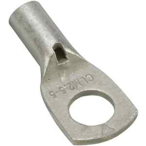 Tracon CLM2.5-4 Szigeteletlen szemes csősaru, ónozott elektrolitréz, 2,5mm2, M4, (d1=2,7mm, d2=4,3mm)
