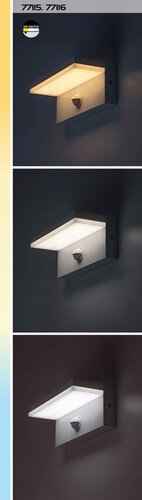 Rábalux 77116 Zaragoza,kültéri modern fali LED 9W L21cm fehér - Image 3