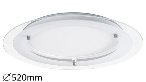 Rábalux 3488 Lorna modern beltéri ráépíthető és beépíthető lámpa LED 22W IP20 fehér