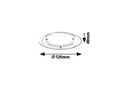 Rábalux 3488 Lorna modern beltéri ráépíthető és beépíthető lámpa LED 22W IP20 fehér - Image 4