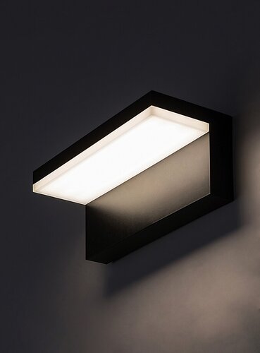 Rábalux 77092 Zaragoza modern kültéri fali lámpa LED 10W IP54 fekete - Image 3