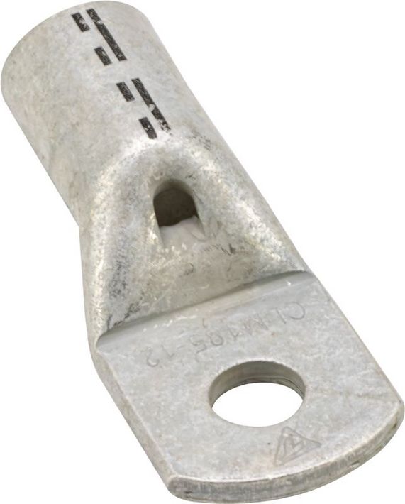 Tracon CLM185-16 Szigeteletlen szemes csősaru, ónozott elektrolitréz, 185mm2, M16, (d1=18,4mm, d2=17mm)