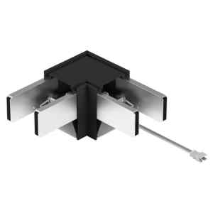 Tracon LINLB Toldó LIN irodai világítótestekhez, L, fekete, 230V,2W, 3-4-5000K,240lm,1-10V,EEI=E