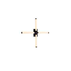 Rábalux 75046 Tilora,beltéri minimál fürdő.mennyezeti  LED 16W 60x60cm Beltéri lámpa Fürdőszobai IP44 fekete műanyag