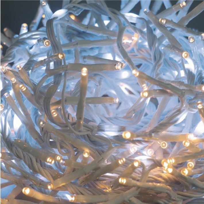 HOME LFI720 LED-es cluster fényfüzér, 1020db LED, 14,4 méter, időzíthető, 15 programos, adapteres tápellátás, kül- és beltéri kivitel