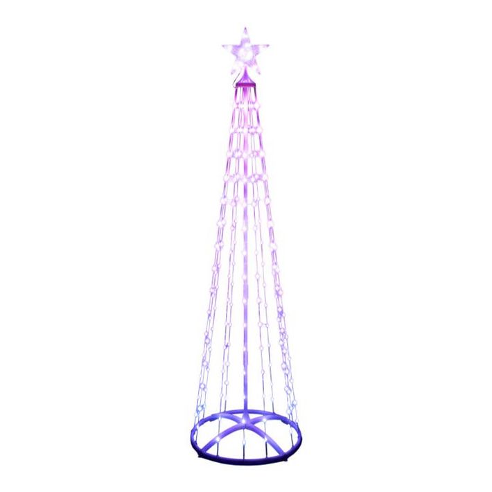 Home SMF180 smart RGB műfenyő, 180 cm magas, 190 db RGB micro LED, távirányítható, kül- és beltéri kivitel